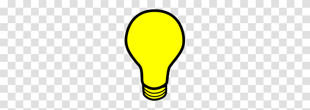 Yellow Light Bulb Clip Art, Lightbulb, Balloon Transparent Png