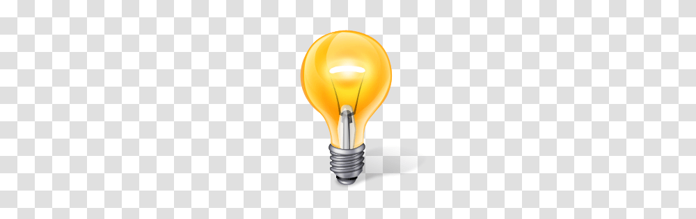 Yellow Light Bulb Image, Lamp, Lightbulb Transparent Png