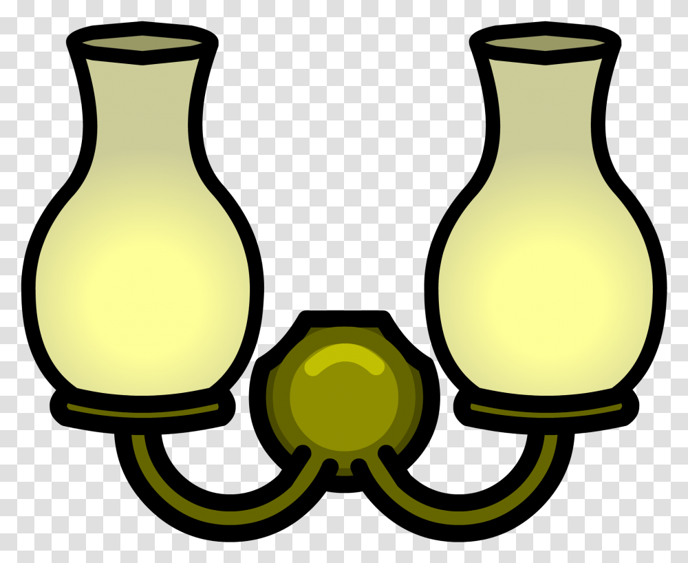 Yellow Light Double Wall Light Wall Lamp Clipart Wall Lamp Clipart, Vase, Jar, Pottery, Potted Plant Transparent Png
