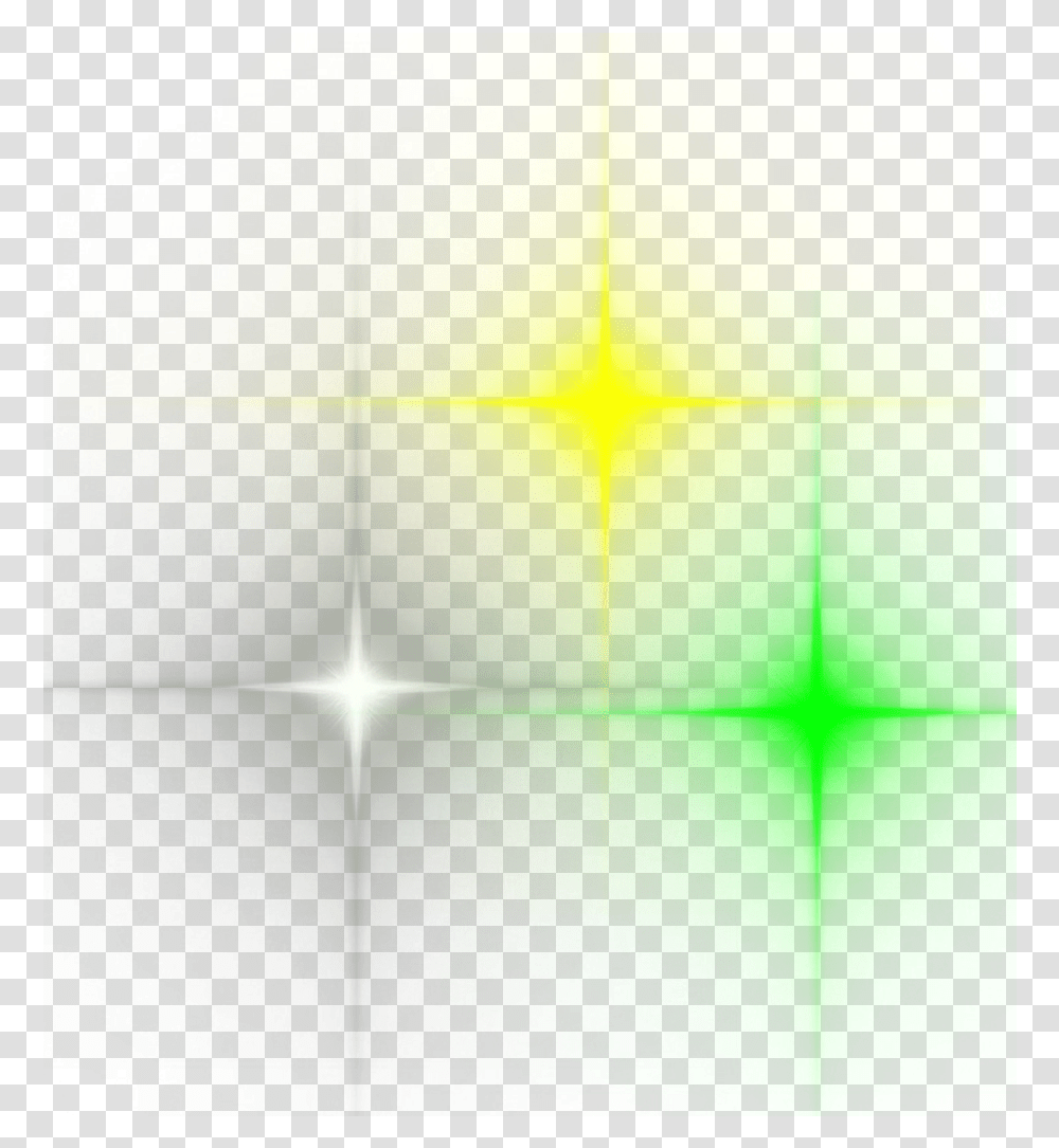 Yellow Light Effect Cross Light Effect, Flare, Lighting Transparent Png