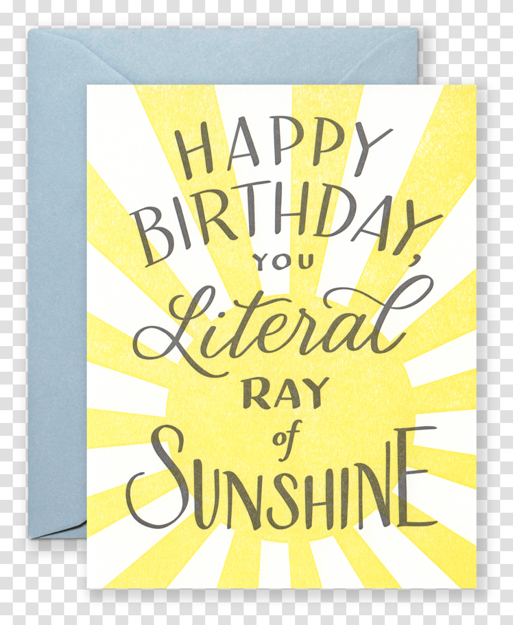 Yellow Light Rays, Handwriting, Calligraphy, Poster Transparent Png