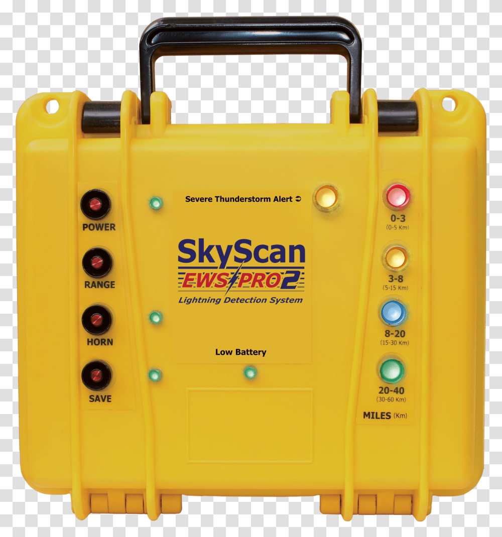 Yellow Lightning Skyscan Lightning Detector Transparent Png