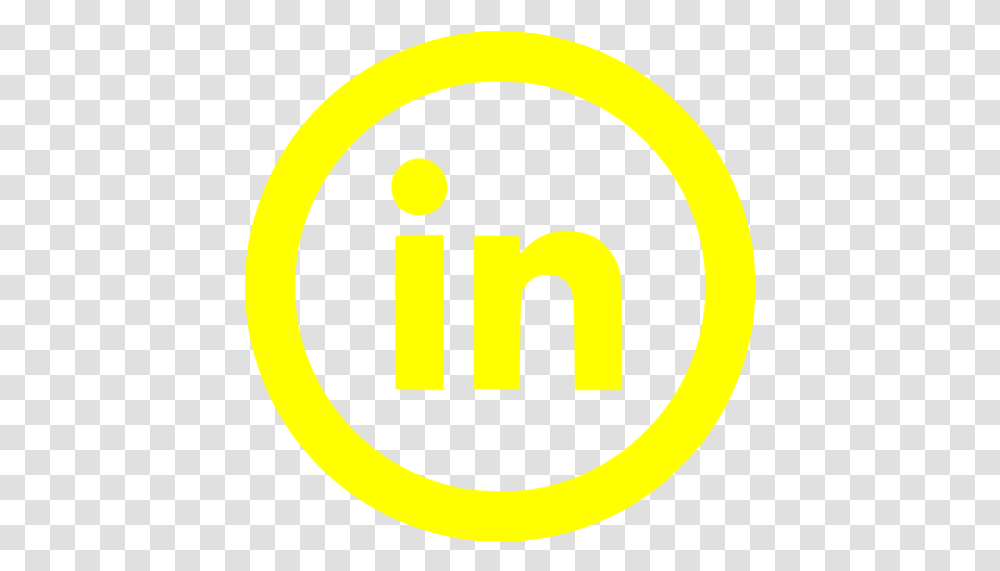 Yellow Linkedin 5 Icon Free Yellow Site Logo Icons Charing Cross Tube Station, Text, Symbol, Number, Sign Transparent Png