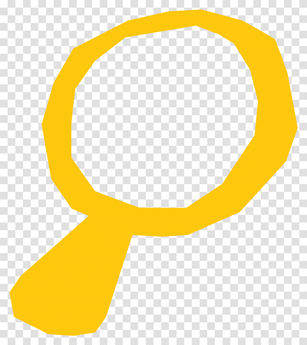 Yellow Magnifying Glass Download Magnifying Glass Clip Yellow, Tie, Accessories, Accessory Transparent Png