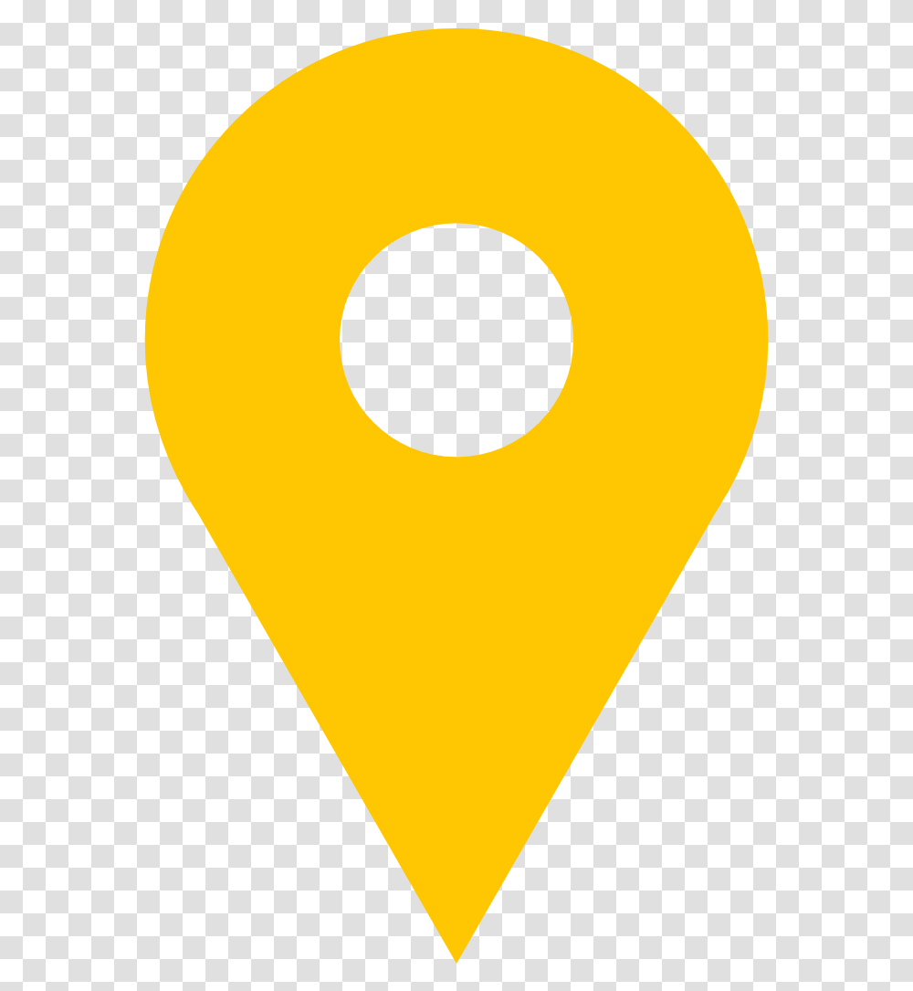 Yellow Map Marker Drop Pin Icon, Light, Plectrum, Heart, Lightbulb Transparent Png