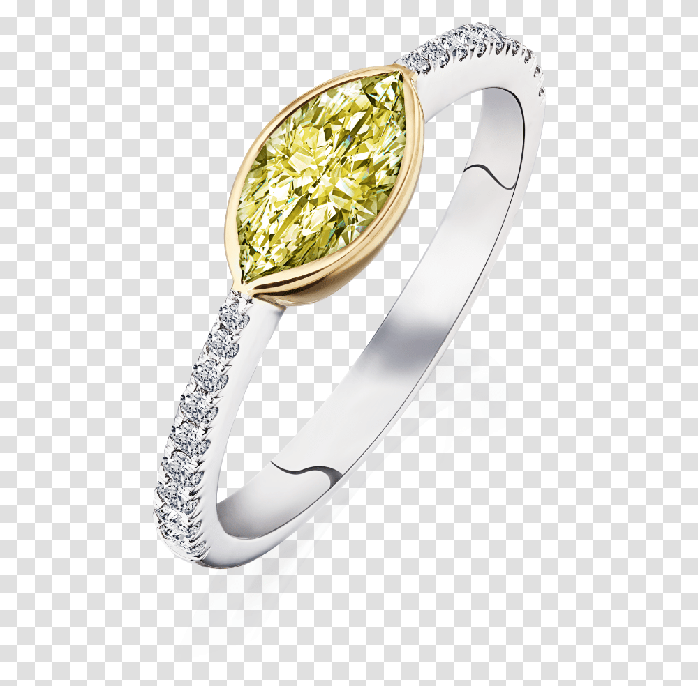 Yellow Marquise Diamond Engagement Ring Engagement Ring, Plant, Produce, Food, Weapon Transparent Png