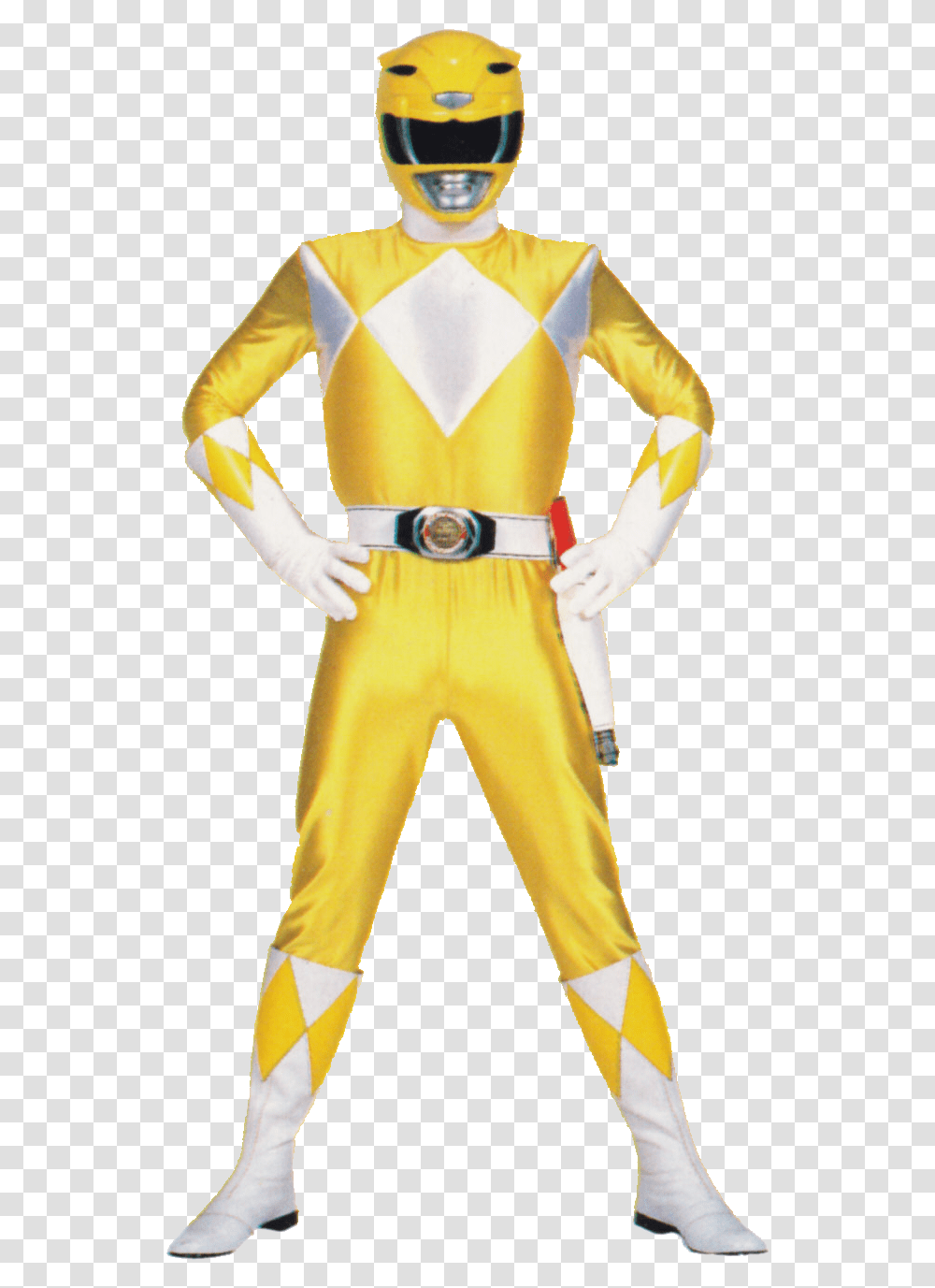 Yellow Mighty Morphin Power Ranger, Costume, Helmet, Apparel Transparent Png