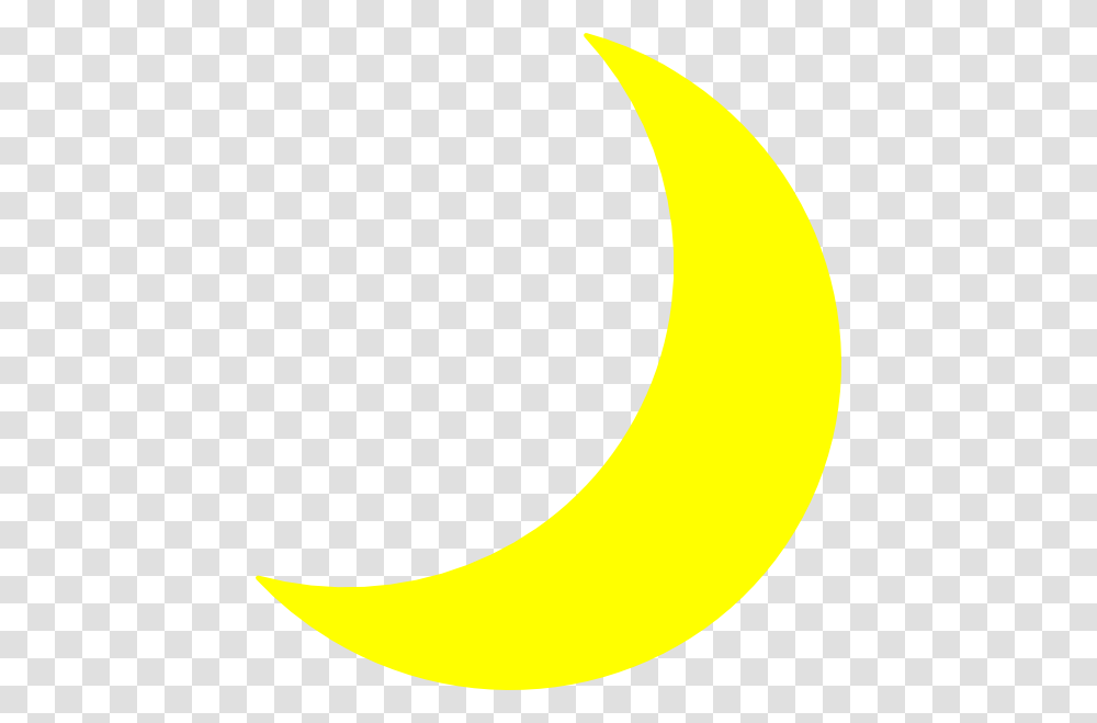 Yellow Moon Clip Art, Banana, Fruit, Plant, Food Transparent Png