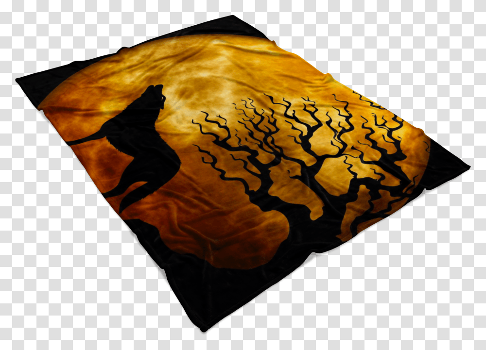 Yellow Moon Wolf BlanketData Zoom Cdn Illustration, Outer Space, Astronomy, Universe, Planet Transparent Png