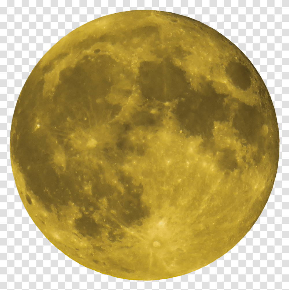 Yellow Moon Yellow Full Moon, Outer Space, Night, Astronomy, Outdoors Transparent Png