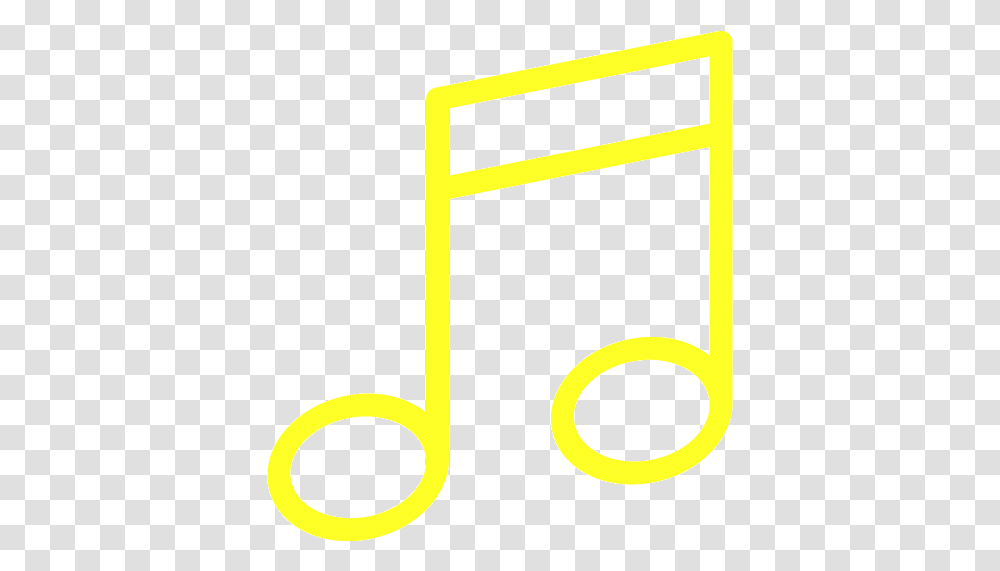 Yellow Music Note 2 Icon Free Yellow Music Note Icons Music Icon Circle, Label, Text, Alphabet, Symbol Transparent Png