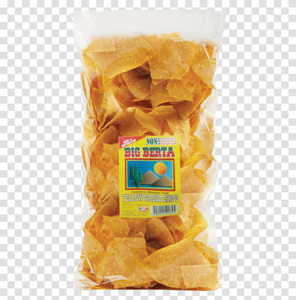 Yellow Nacho Chips 500g Big Bertha Nacho Chips, Food, Snack, Bread, Nachos Transparent Png