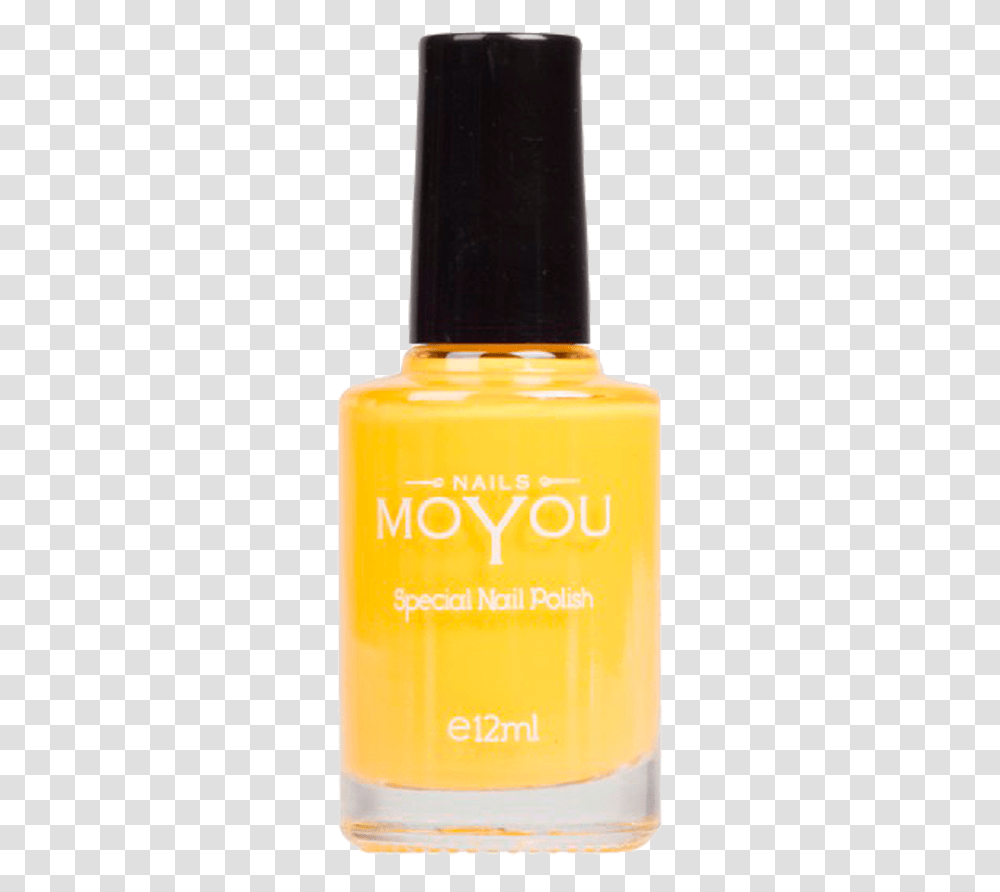 Yellow Nail Polish, Bottle, Cosmetics, Label Transparent Png