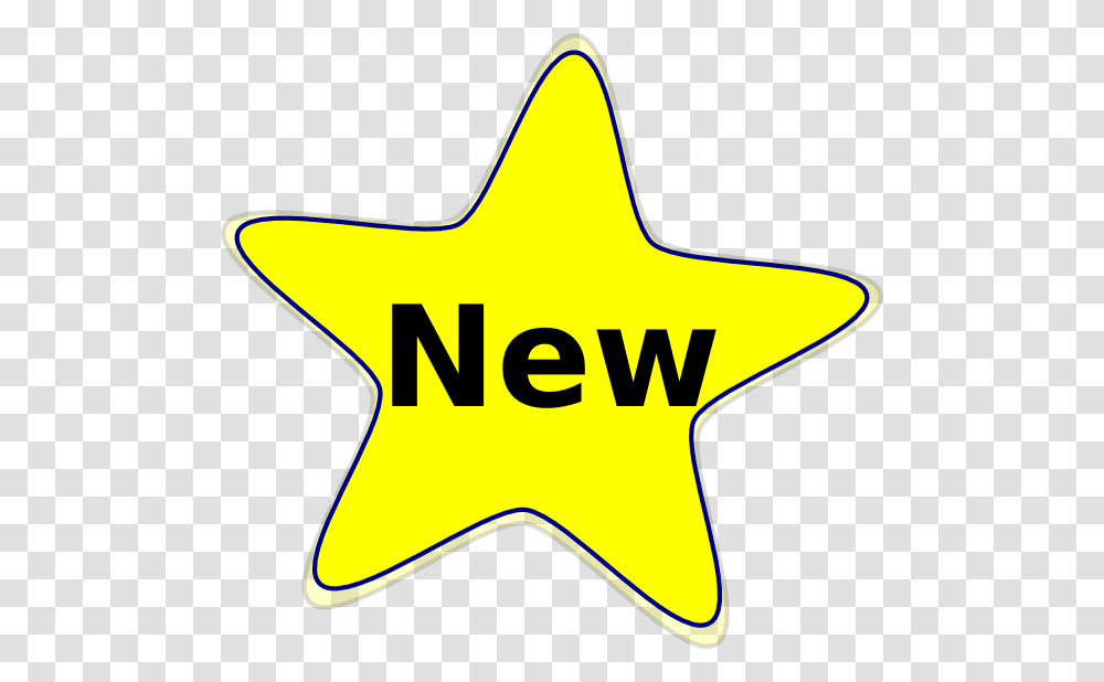 Yellow New Star Clip Art At Clker New Clipart, Star Symbol Transparent Png
