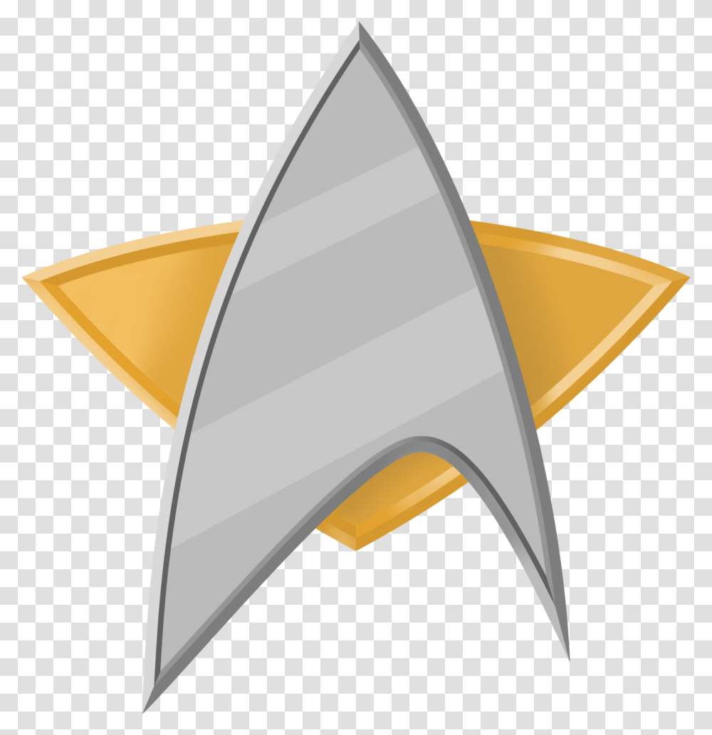 Yellow Next Generation Starfleet Insignia, Light, Lighting, Logo Transparent Png