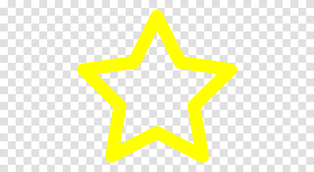 Yellow Outline Star Icon Star Icon Yellow, Axe, Tool, Symbol Transparent Png