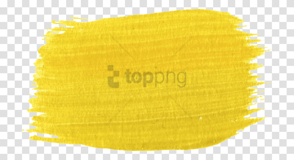Yellow Paint Brush Stroke, Rug, Food, Diamond Transparent Png