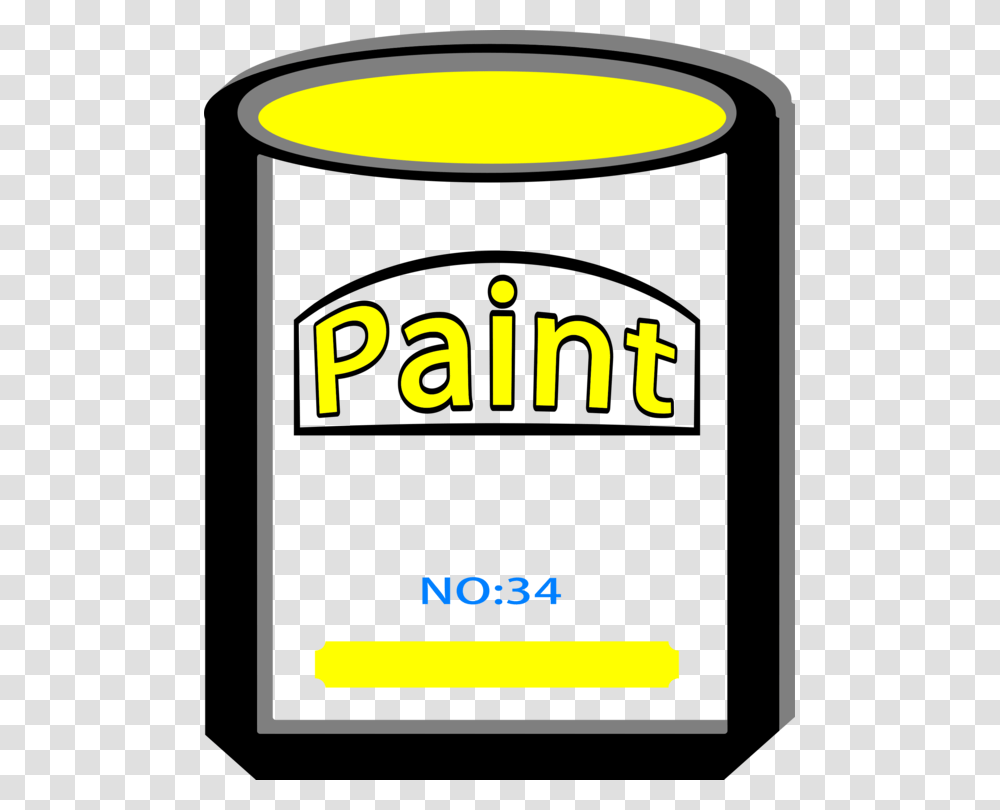 Yellow Paint Logo Brand Download, Beverage, Tin, Alphabet Transparent Png