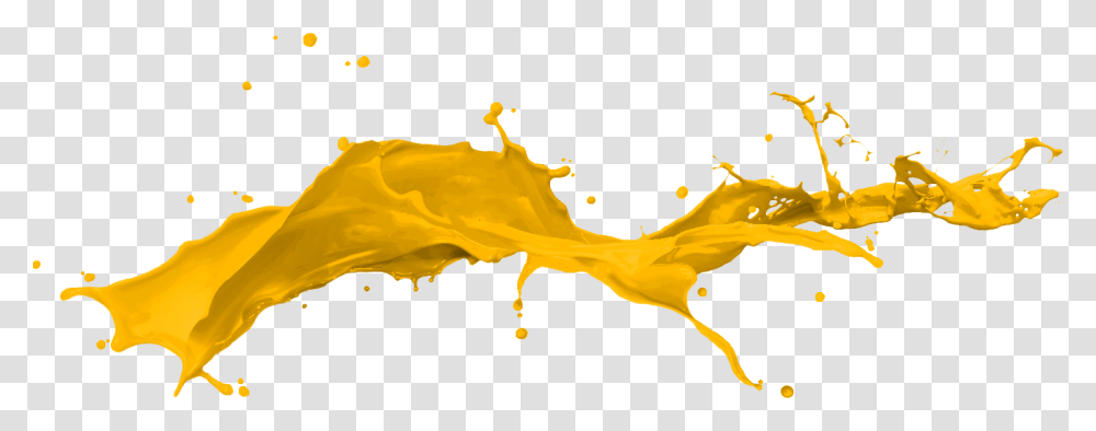 Yellow Paint Splash Yellow Paint Color Close Yellow Paint Splash, Modern Art, Bulldozer Transparent Png