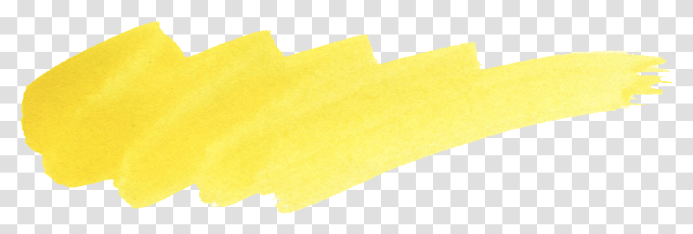Yellow Paint Stroke Transparent Png