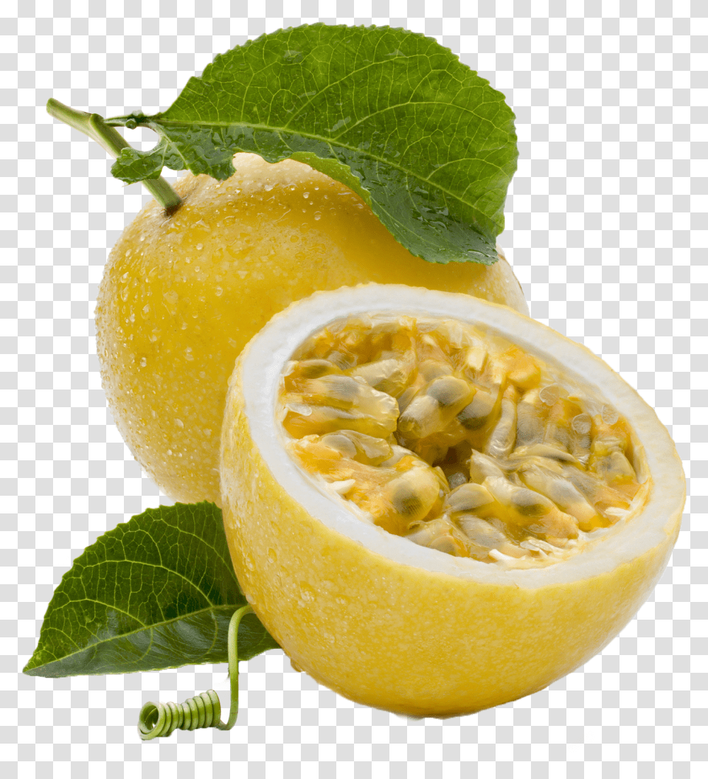 Yellow Passion Fruit, Plant, Food, Citrus Fruit, Lemon Transparent Png