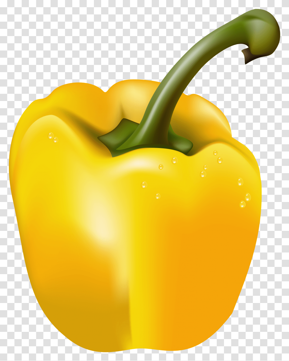 Yellow Pepper Clipart Picture Yellow Pepper Background, Plant, Vegetable, Food, Bell Pepper Transparent Png