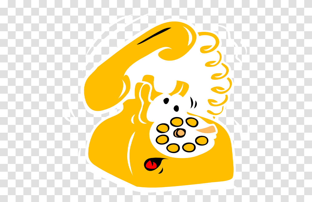 Yellow Phone Svg Clip Arts, Alphabet, Number Transparent Png