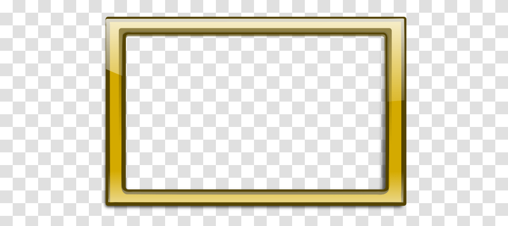 Yellow Picture Frame, Monitor, Screen, Electronics, Display Transparent Png