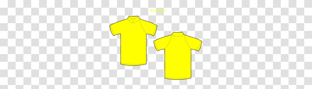 Yellow Polo Shirt Clip Art, Apparel, T-Shirt Transparent Png