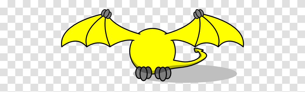 Yellow Pterodactyl Body Only Clip Art, Banana, Fruit, Plant Transparent Png