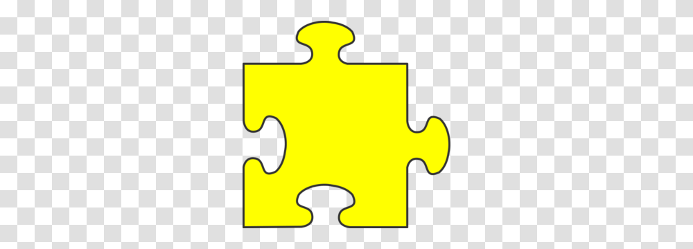 Yellow Puzzle Piece Clip Art, Jigsaw Puzzle, Game Transparent Png