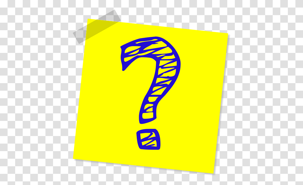 Yellow Question Marks, Number, Label Transparent Png