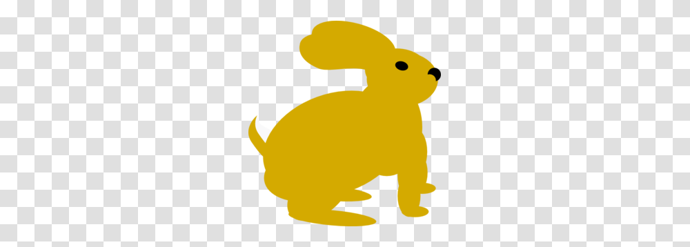 Yellow Rabbit Clip Art, Mammal, Animal, Rodent, Wildlife Transparent Png