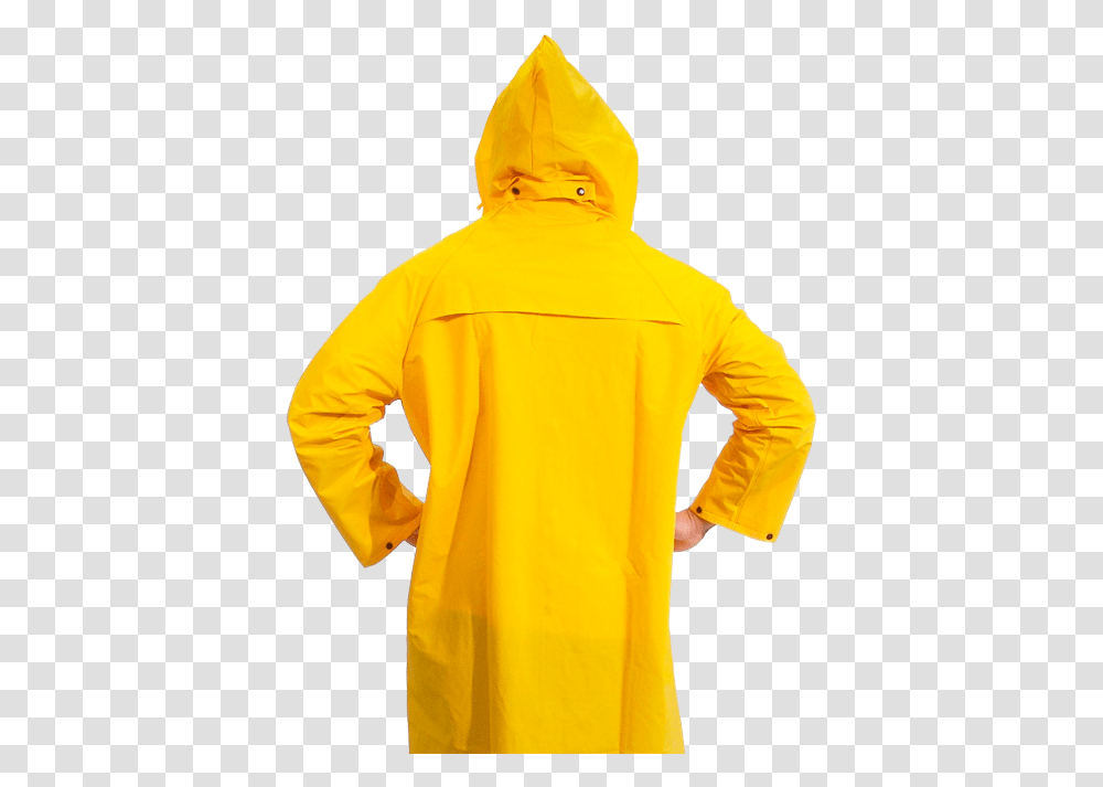 Yellow Raincoat, Apparel, Hoodie, Sweatshirt Transparent Png
