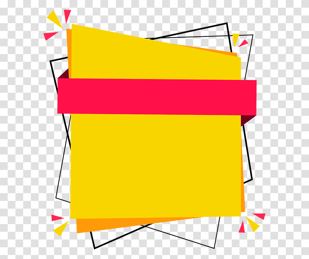 Yellow Rectangle, Paper, Lighting Transparent Png