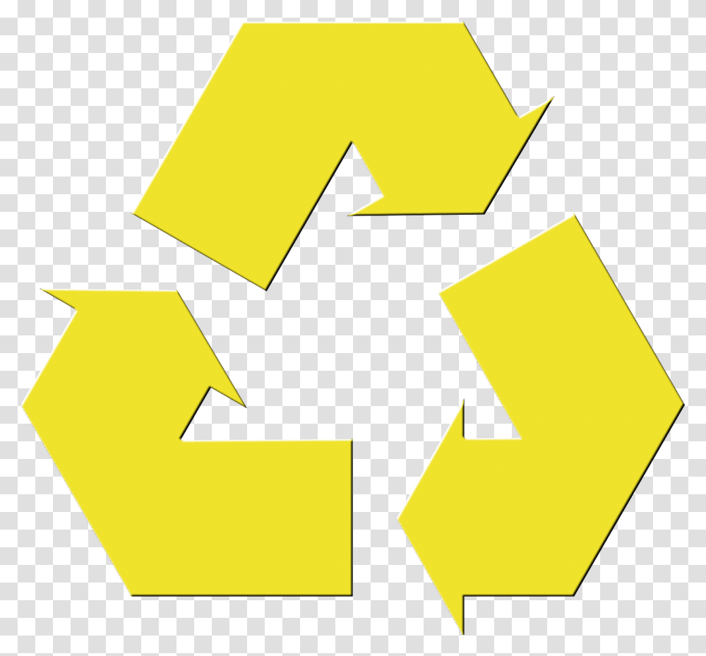 Yellow Recyclepng Industrial Outpost The Official News Blue Recycling Sticker, Recycling Symbol Transparent Png