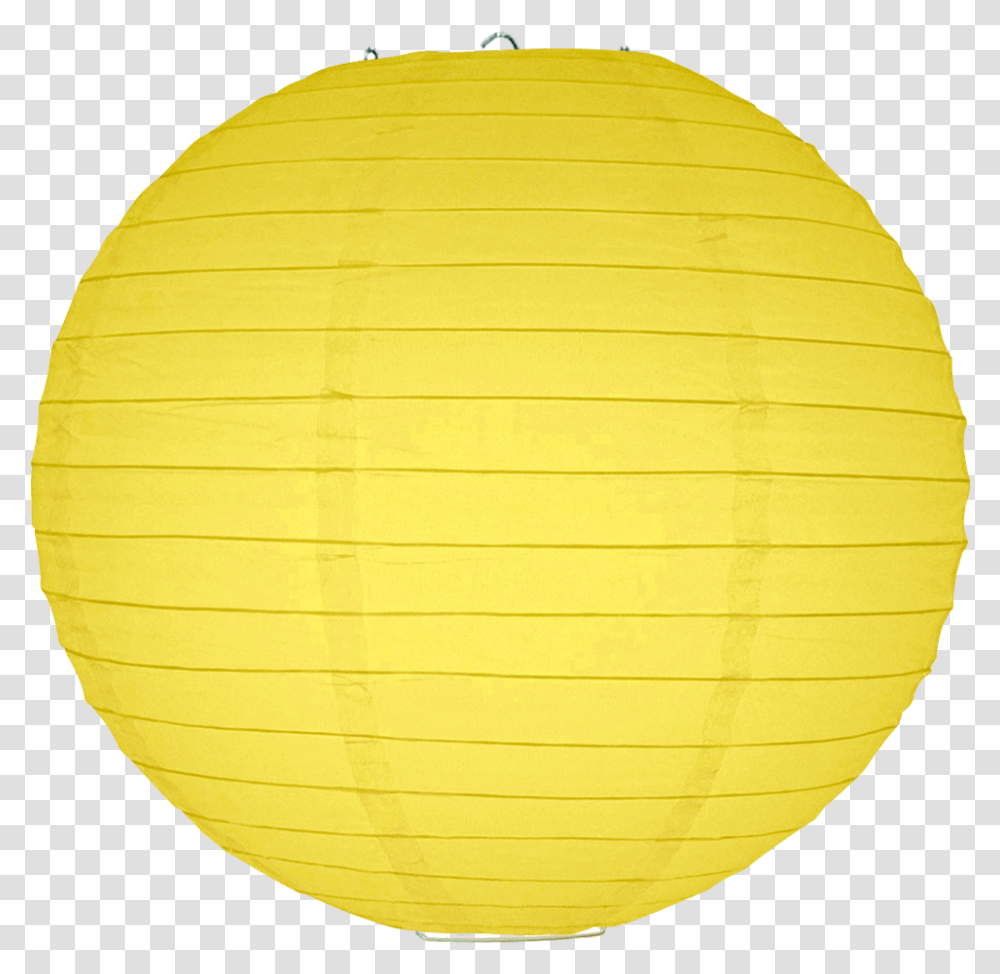 Yellow Ribbed Paper Lanterns Download, Lampshade, Balloon, Lighting, Sphere Transparent Png