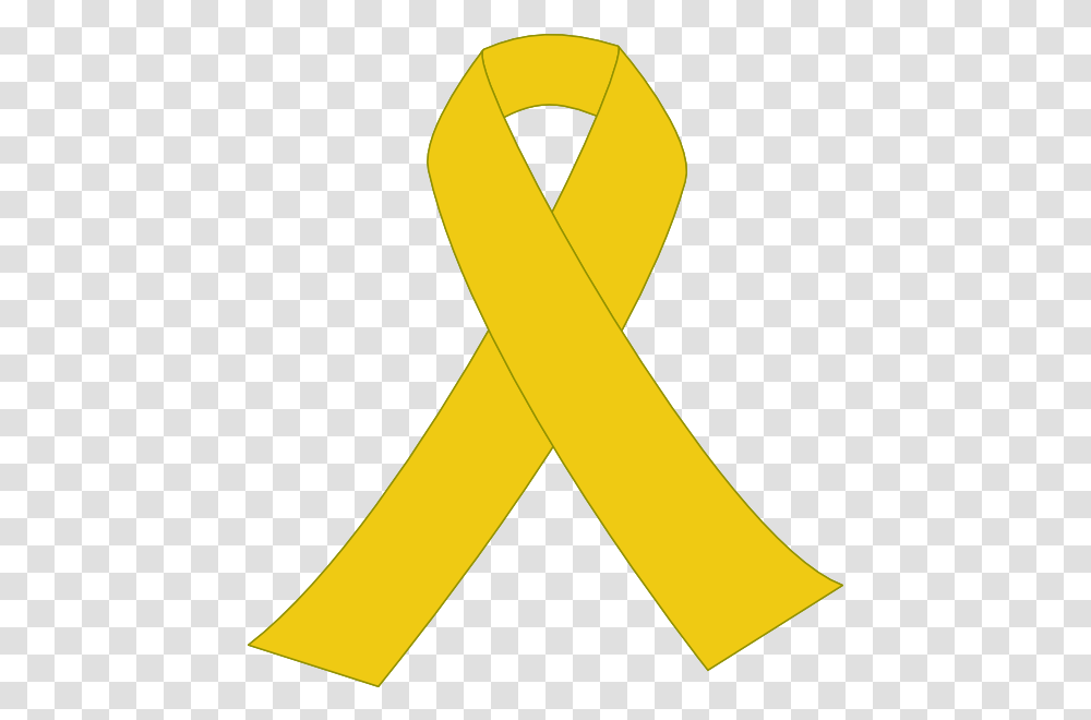 Yellow Ribbon 3 Image Yellow Ribbon Background, Sash, Knot Transparent Png