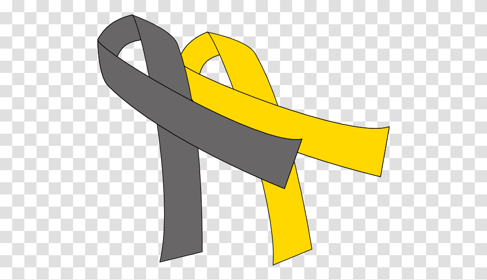 Yellow Ribbon, Axe, Tool, Label Transparent Png