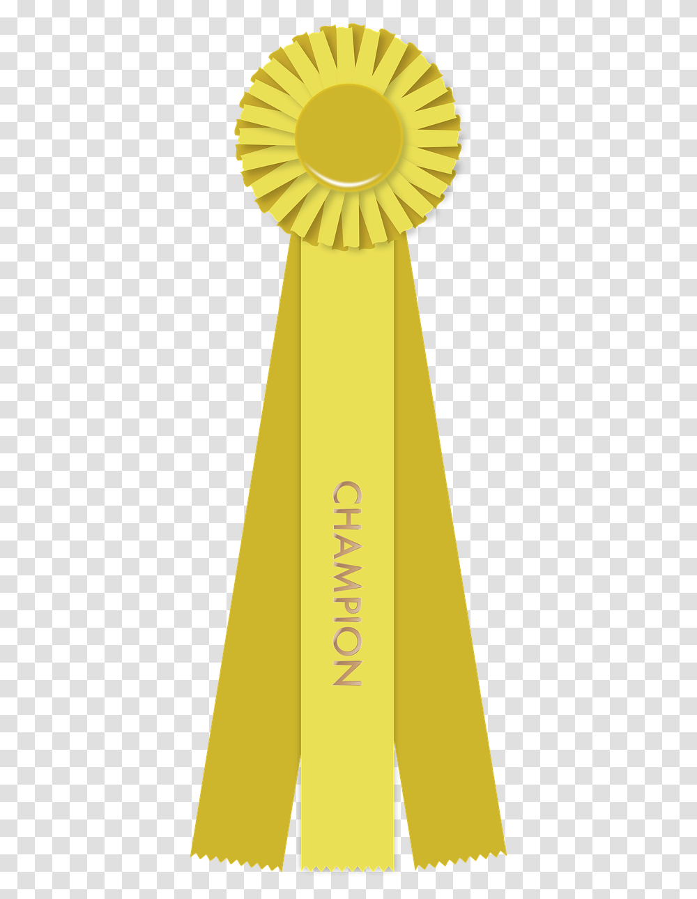 Yellow Ribbon Champion Winner Free Image On Pixabay Ribbon Champion, Tie, Accessories, Metropolis, Urban Transparent Png