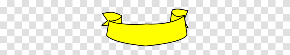 Yellow Ribbon Clip Art, Banana, Plant, Food, Beverage Transparent Png