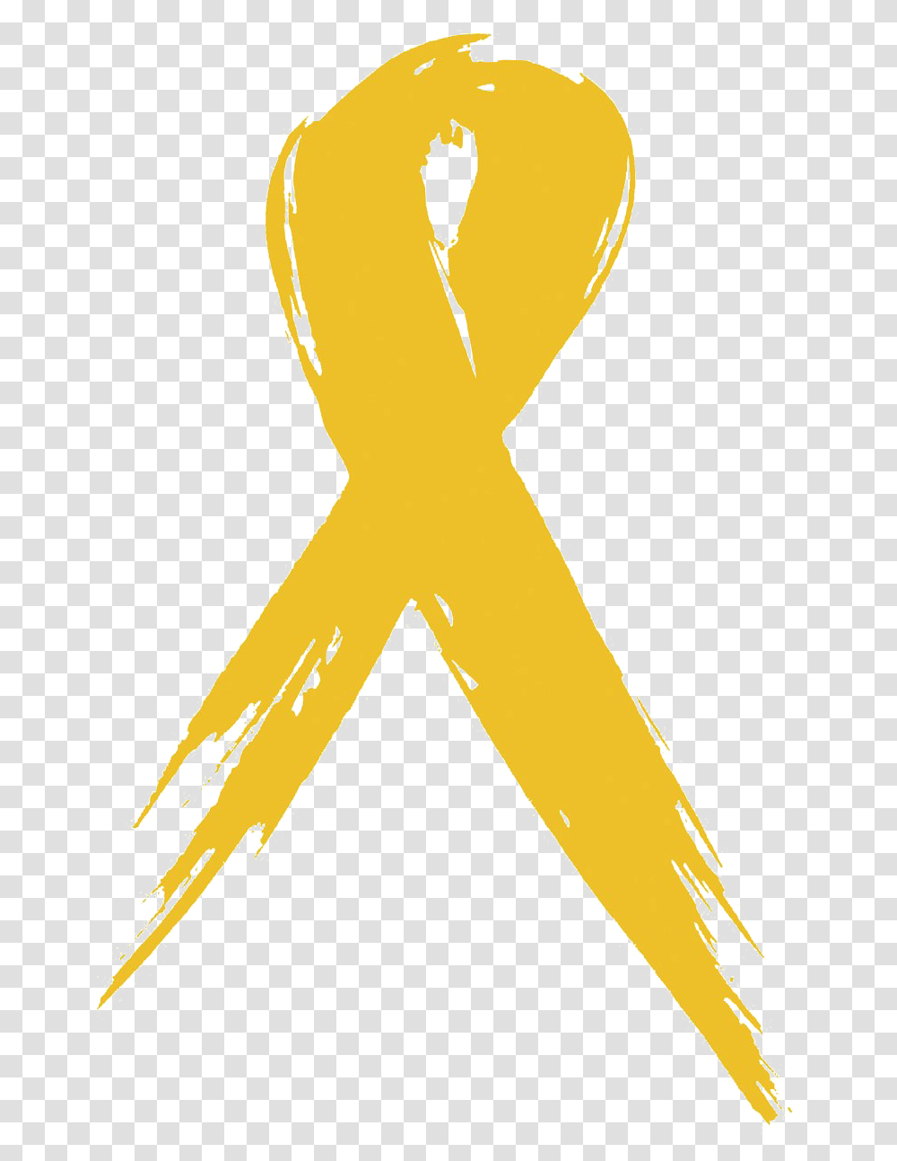 Yellow Ribbon Free Download Breast Cancer Ribbon, Construction Crane, Symbol, Plant, Flare Transparent Png