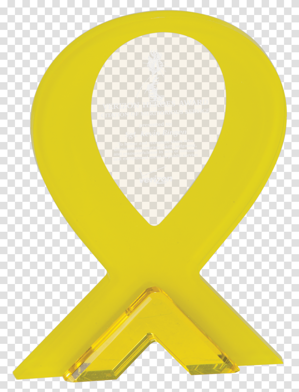 Yellow Ribbon, Light, Hourglass, Plectrum Transparent Png