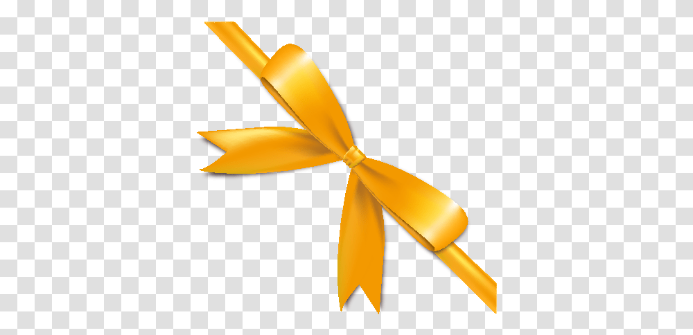 Yellow Ribbon Pic Arts Ribbon Bow Yellow, Tie, Accessories, Accessory, Necktie Transparent Png