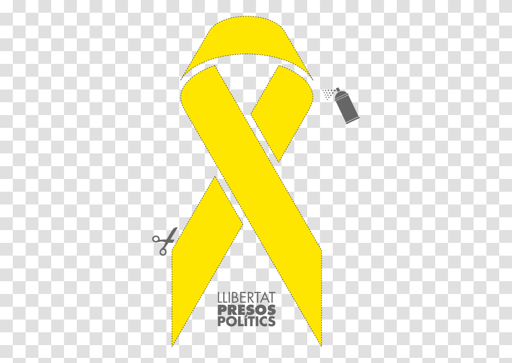 Yellow Ribbon Stencil Maio Amarelo No Transito O Sentido, Photography, Fries, Food Transparent Png