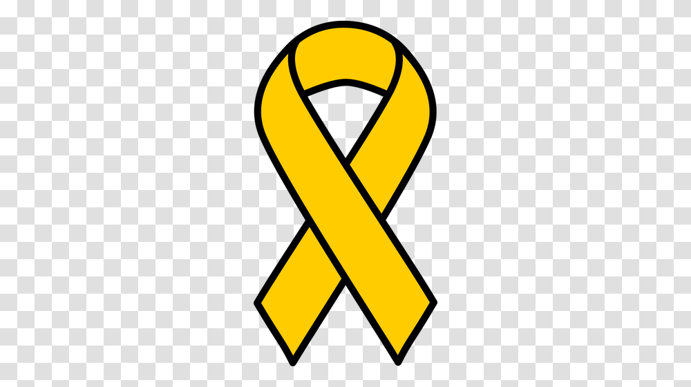 Yellow Ribbon Symbol, Alphabet, Logo, Trademark Transparent Png