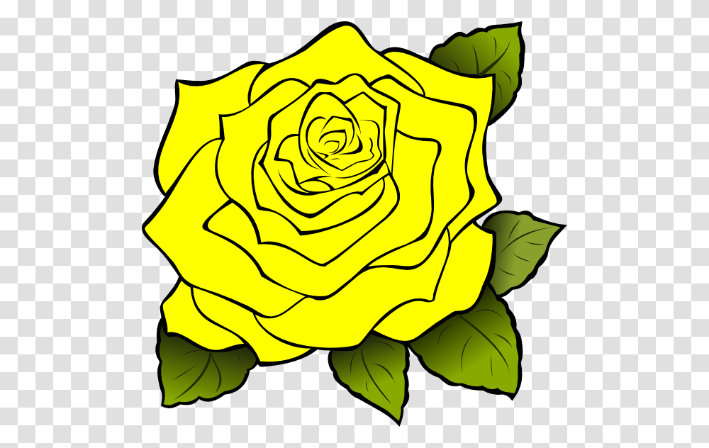 Yellow Rose Border Clip Art, Flower, Plant, Blossom Transparent Png