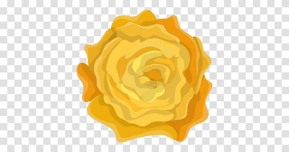 Yellow Rose Flower & Svg Vector File Illustration, Pastry, Dessert, Food, Cake Transparent Png
