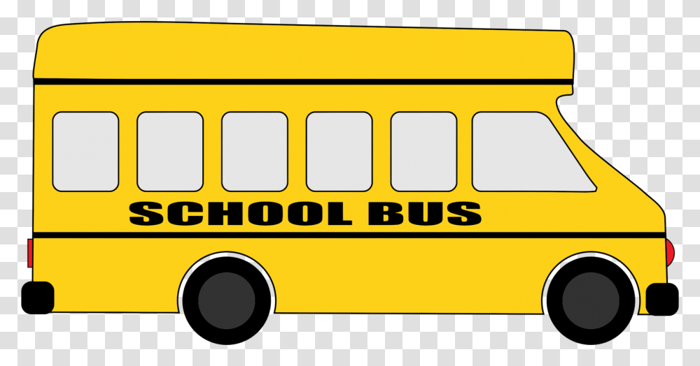 Yellow School Bus Clipart, Vehicle, Transportation Transparent Png