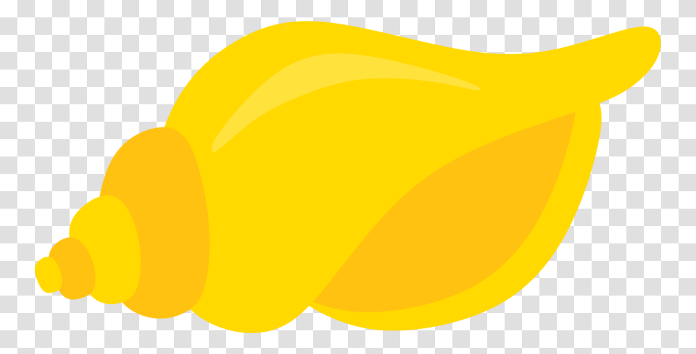 Yellow Shell Clipart, Plant, Banana, Fruit, Food Transparent Png